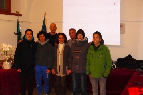 " EMOZIONI SULLA NEVE" SERATA SULLO SCIALPINISMO - SEZIONE   S.A.T.   RAVINA